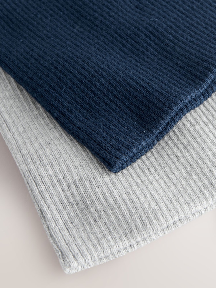 Mornarsko modra/siva - Beanies 2 Pack (3mths-10yrs) - Slika 5 iz 5