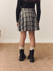 Green Check Pleated Skirt (3-16yrs) - Image 3 of 8