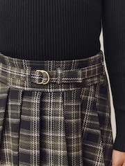 Green Check Pleated Skirt (3-16yrs) - Image 4 of 8