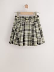 Green Check Pleated Skirt (3-16yrs) - Image 5 of 8