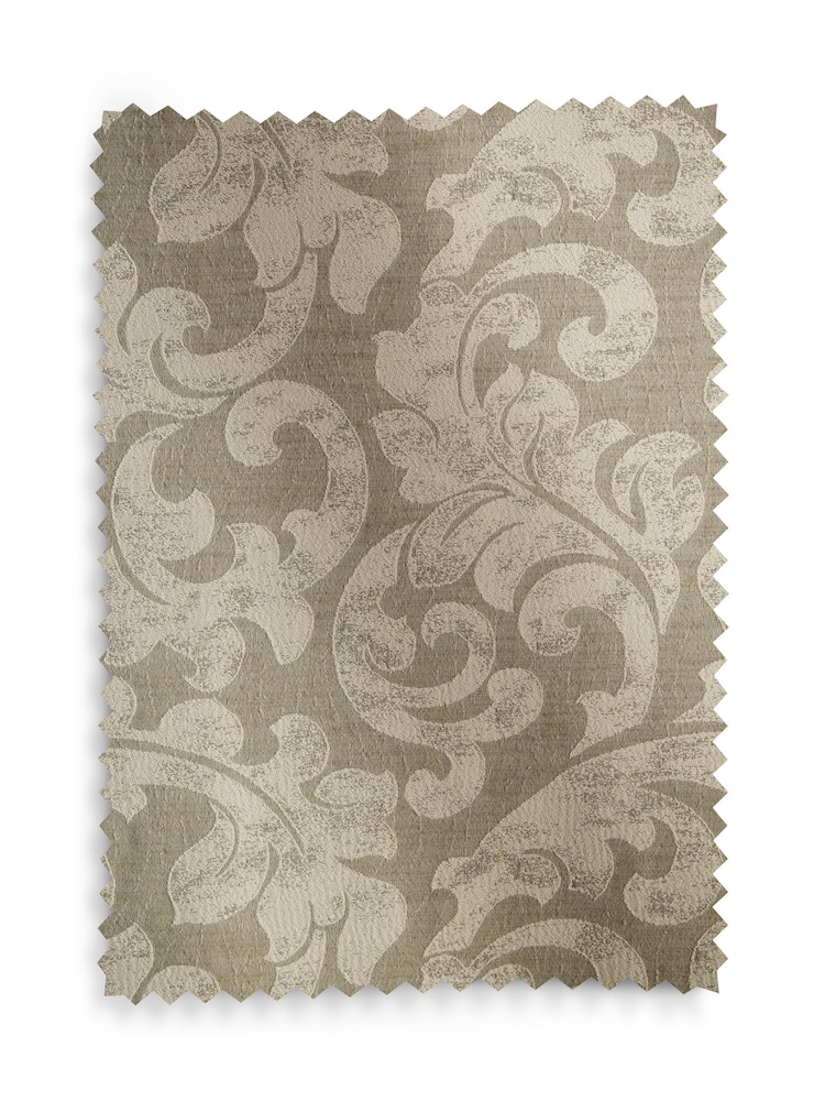 Cortinas revestidas com ilhós Jacquard de damasco da coleção Luxe - Imagem 5 de 5