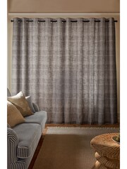 Simplicity Printed Check Eyelet Lined Curtains - Bild 1 von 10