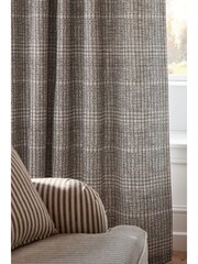Simplicity Printed Check Eyelet Lined Curtains - Bild 3 von 10