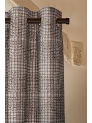 Simplicity Printed Check Eyelet Lined Curtains - Bild 5 von 10
