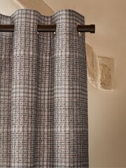 Simplicity Printed Check Eyelet Lined Curtains - Bild 6 von 10