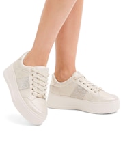 Carvela Jive Lace-Up Trainers - Image 1 of 5
