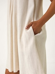 Roman Natural Petite Pocket Swing Dress - Image 5 of 5