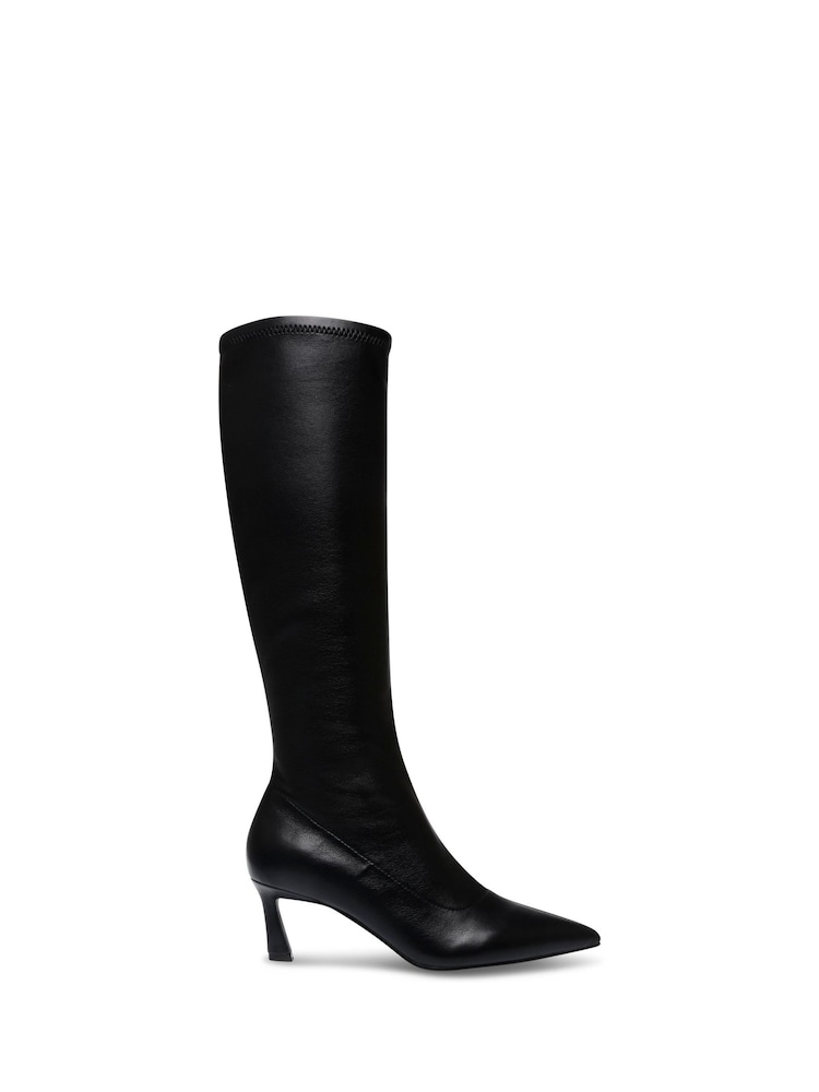 Steve Madden Leisured Heeled Black Boots - Image 1 of 8