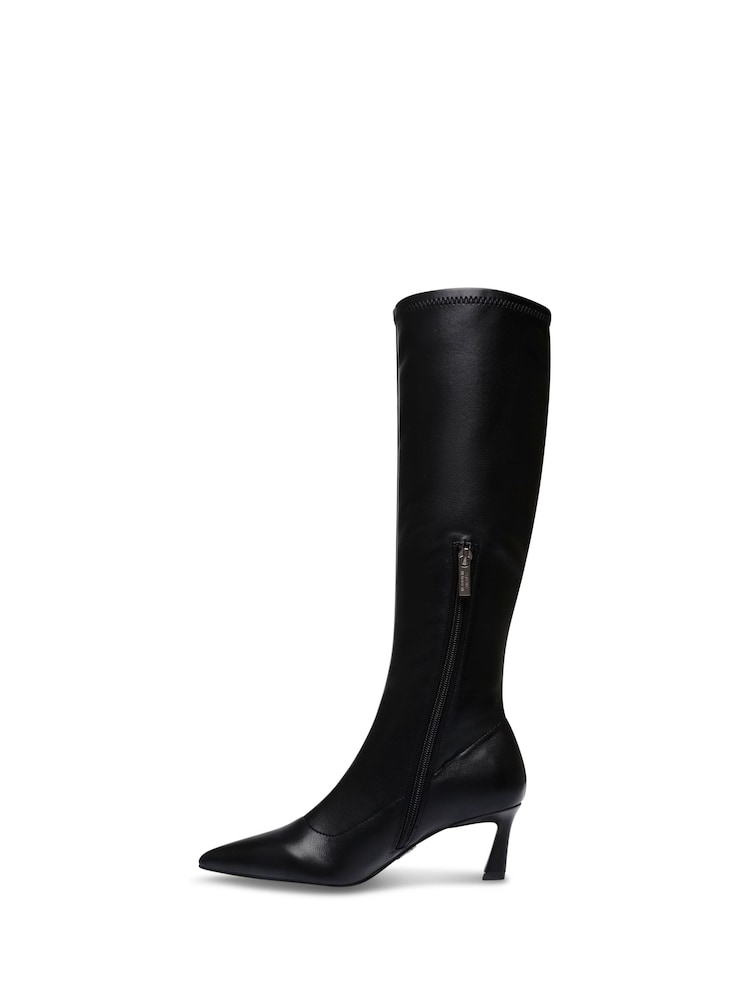 Steve Madden Leisured Heeled Black Boots - Image 2 of 8