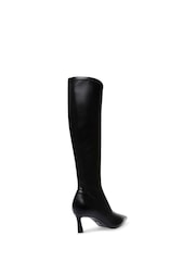 Steve Madden Leisured Heeled Black Boots - Image 4 of 8