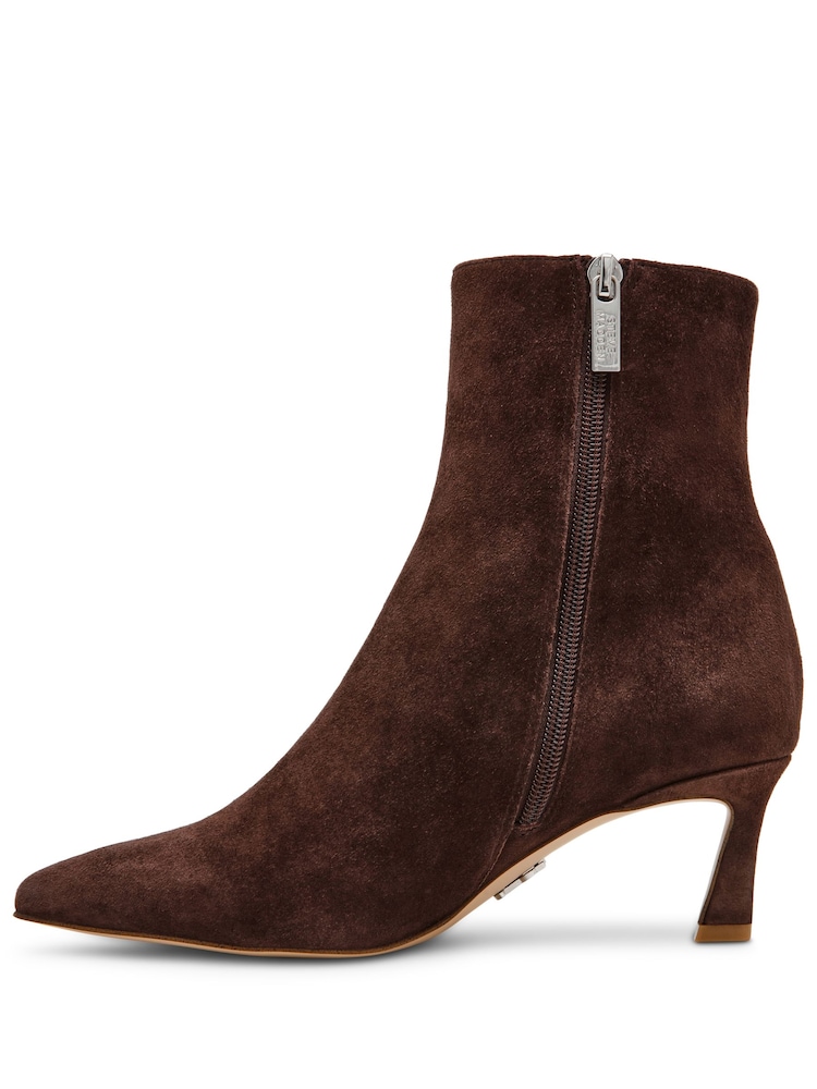 Steve Madden Lulah Leather Ankle Brown Boots - Image 4 of 4 Steve Madden Lulah Leather Ankle Brown Boots - Image 4 of 4