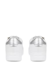 Pavers White Dual Fastening Trainers - Image 4 of 6