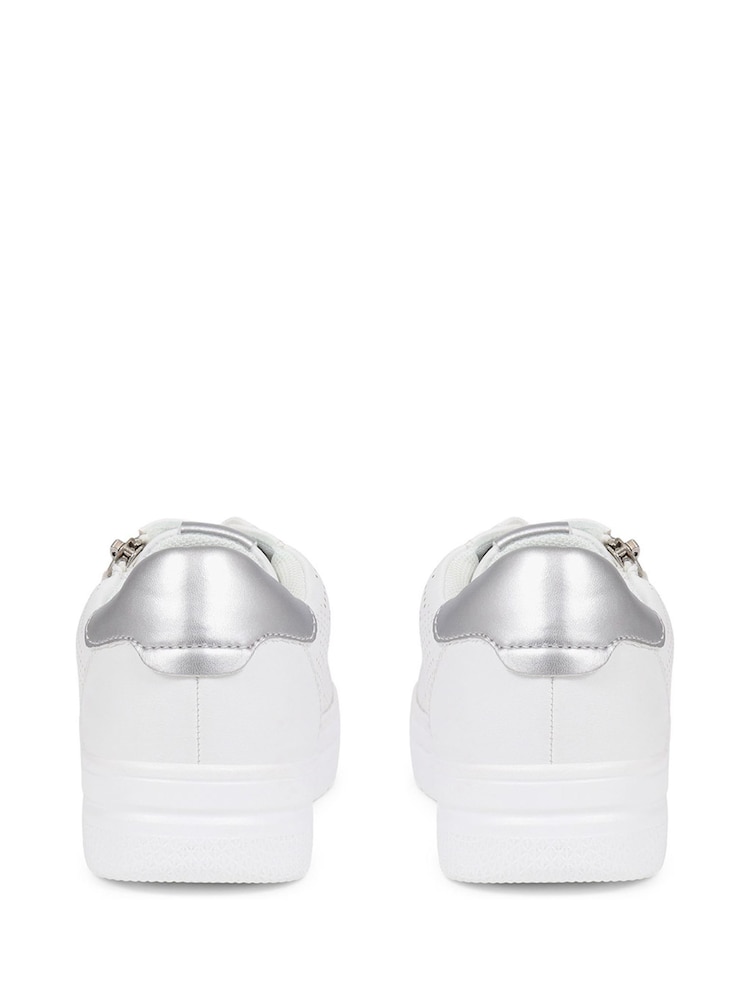 Pavers White Dual Fastening Trainers - Image 4 of 6