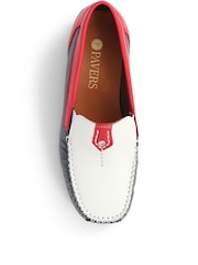 Pavers White-Multi Leather Moccasins - Image 4 of 5