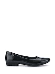 Pavers Black Dark Pavers Pointed Toe Ballet Black Flats - Image 1 of 5