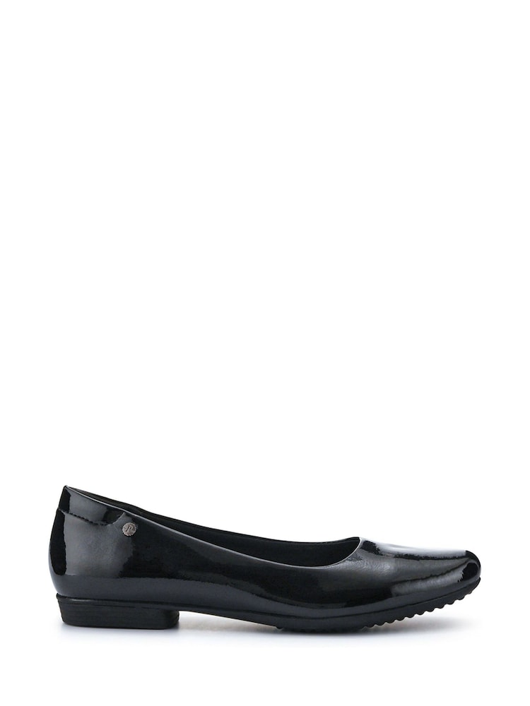 Pavers Black Dark Pavers Pointed Toe Ballet Black Flats - Image 1 of 5