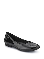 Pavers Black Dark Pavers Pointed Toe Ballet Black Flats - Image 2 of 5