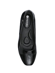 Pavers Black Dark Pavers Pointed Toe Ballet Black Flats - Image 4 of 5