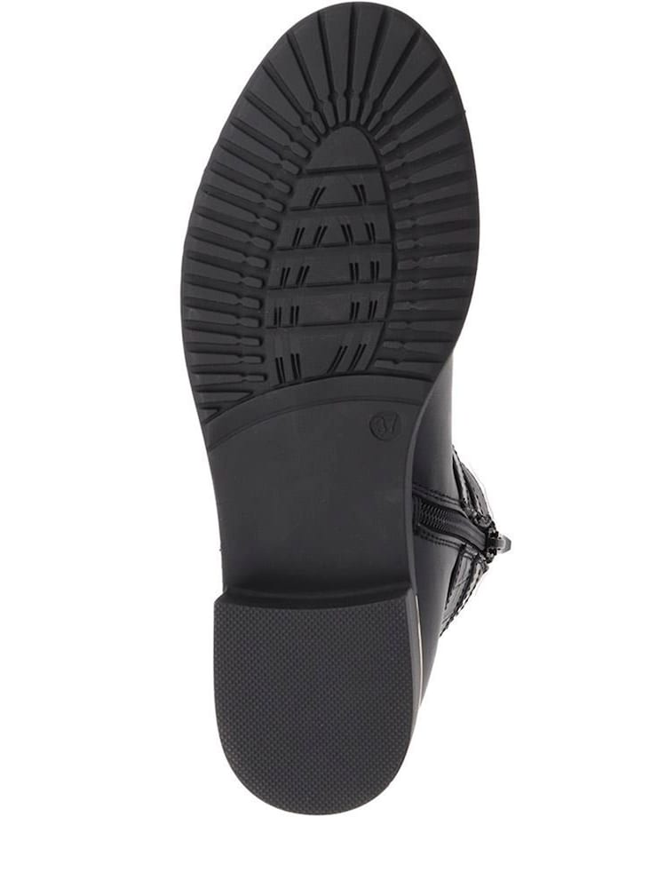 Pavers Black Embellished Ankle Boots - Image 5 of 5 Pavers Black Embellished Ankle Boots - Image 5 of 5
