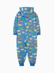 Frugi Blue Dinosaur All-in-One Big Snuggle Suit - Image 3 of 5