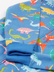 Frugi Blue Dinosaur All-in-One Big Snuggle Suit - Image 5 of 5