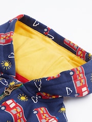 Frugi Navy Fire Engine Sleepsuit - Baby Sleepwear - Image 2 of 4