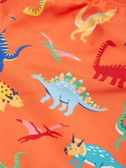 Frugi Orange Dinosaur Board Shorts - Moda baño - Imagen 4 de 4