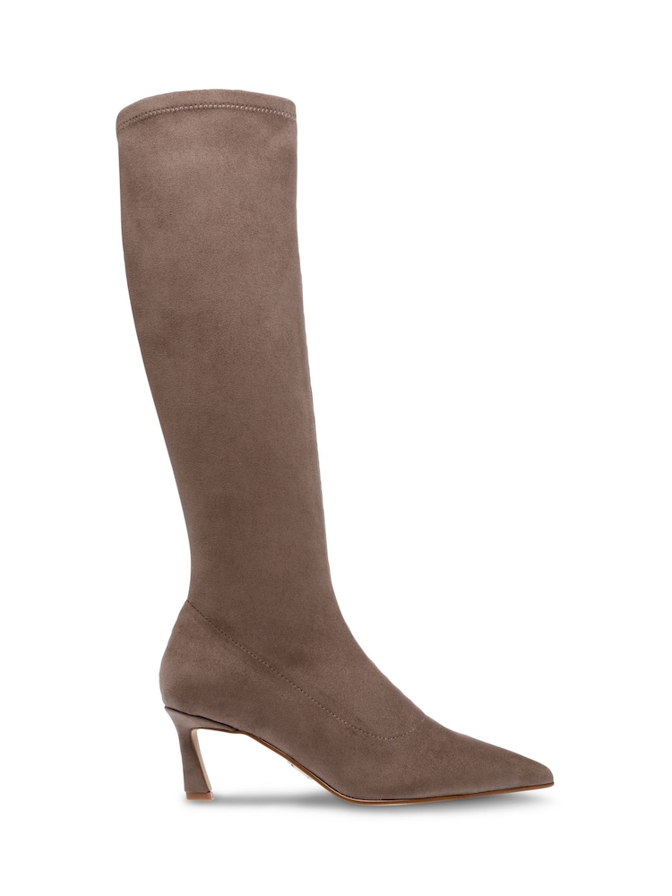 Steve Madden Natural Leisured Heeled Boots - Slika 1 iz 6 Steve Madden Natural Leisured Heeled Boots - Slika 1 iz 6