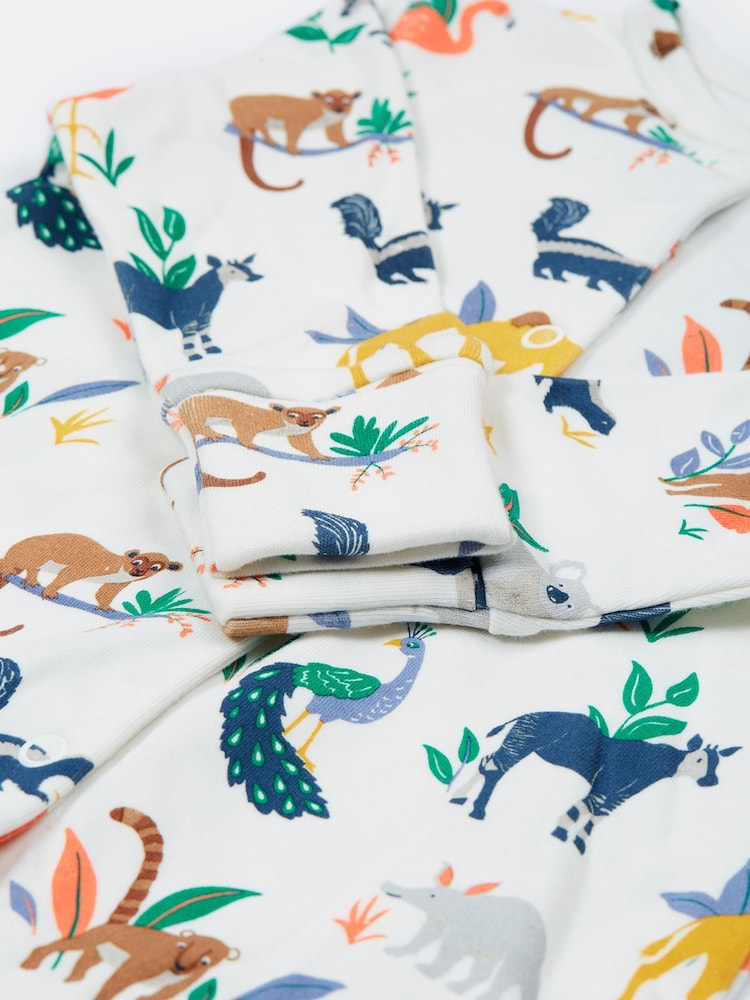 Frugi Wild Life White Gift Set - Image 4 of 4