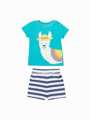Frugi Baby Blue Easy On Outfit - Image 1 of 4