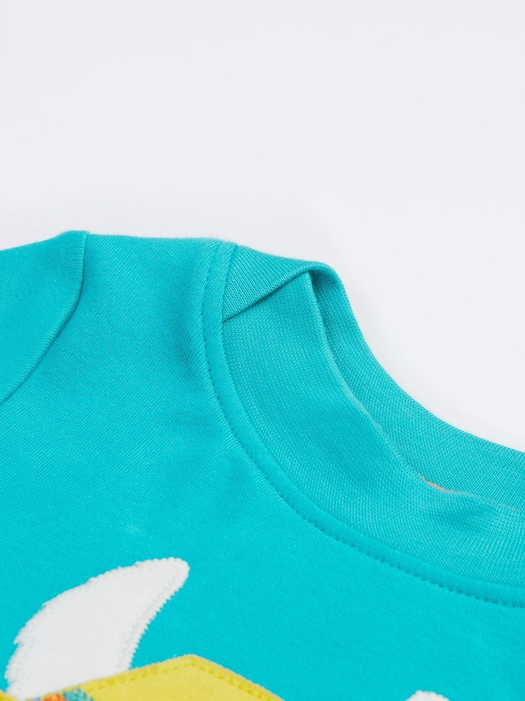 Frugi Baby Blue Easy On Outfit - Image 4 of 4