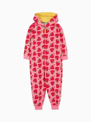 Frugi Blue Dinosaur All-in-One Big Snuggle Suit - Image 1 of 4