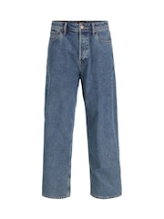 JACK & JONES Blue Alex Baggy Fit Jeans - Image 6 of 9