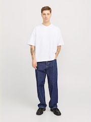 JACK & JONES Blue Alex Baggy Fit Jeans - Image 3 of 8