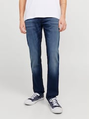 JACK & JONES Light Blue Mike Tapered Fit Jeans - Image 1 of 10