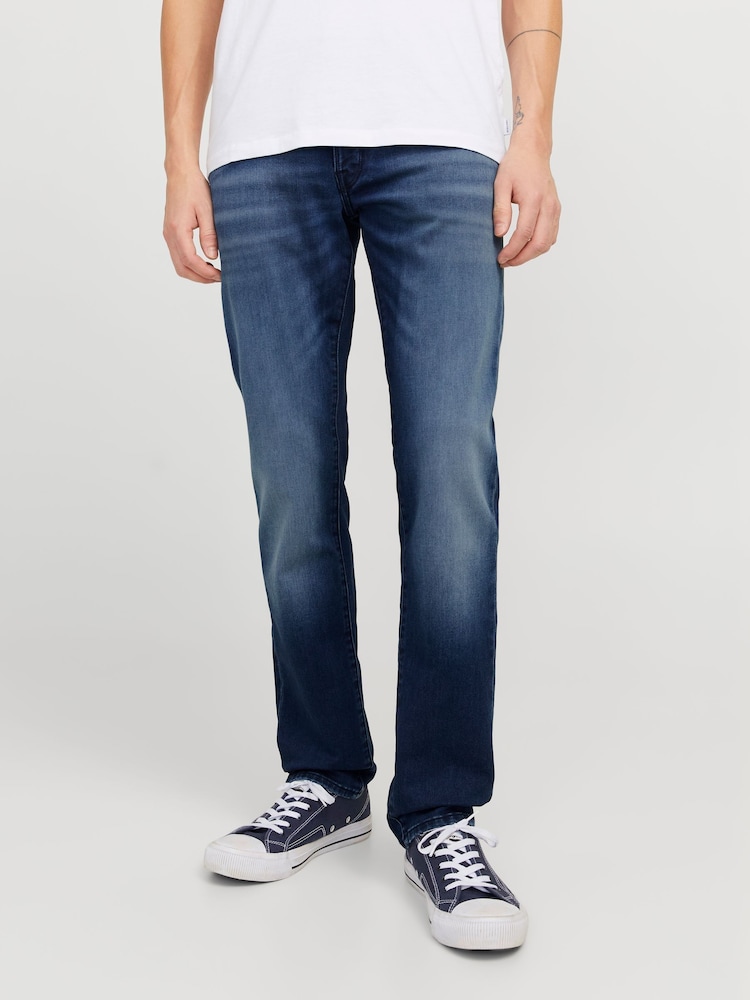 JACK & JONES Light Blue Mike Tapered Fit Jeans - Image 1 of 10