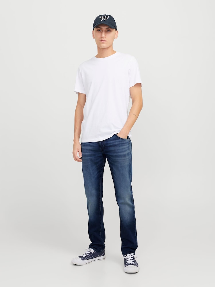 JACK & JONES Light Blue Mike Tapered Fit Jeans - Image 2 of 10