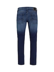 JACK & JONES Light Blue Mike Tapered Fit Jeans - Image 7 of 10