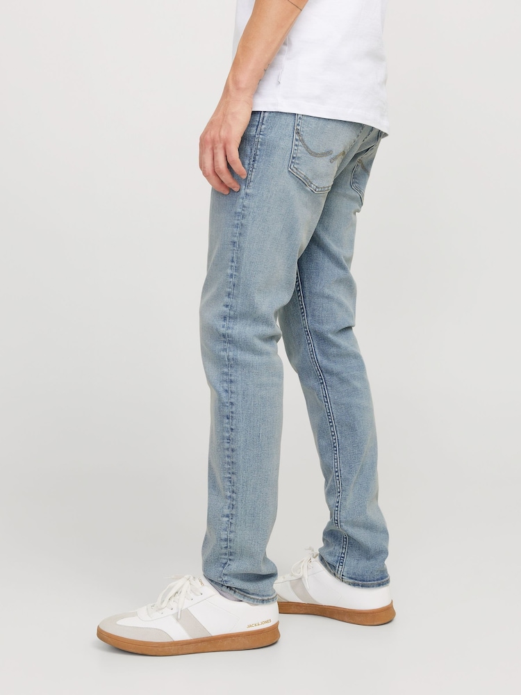 JACK & JONES Blue Glenn Slim Fit Jeans - Image 1 of 9