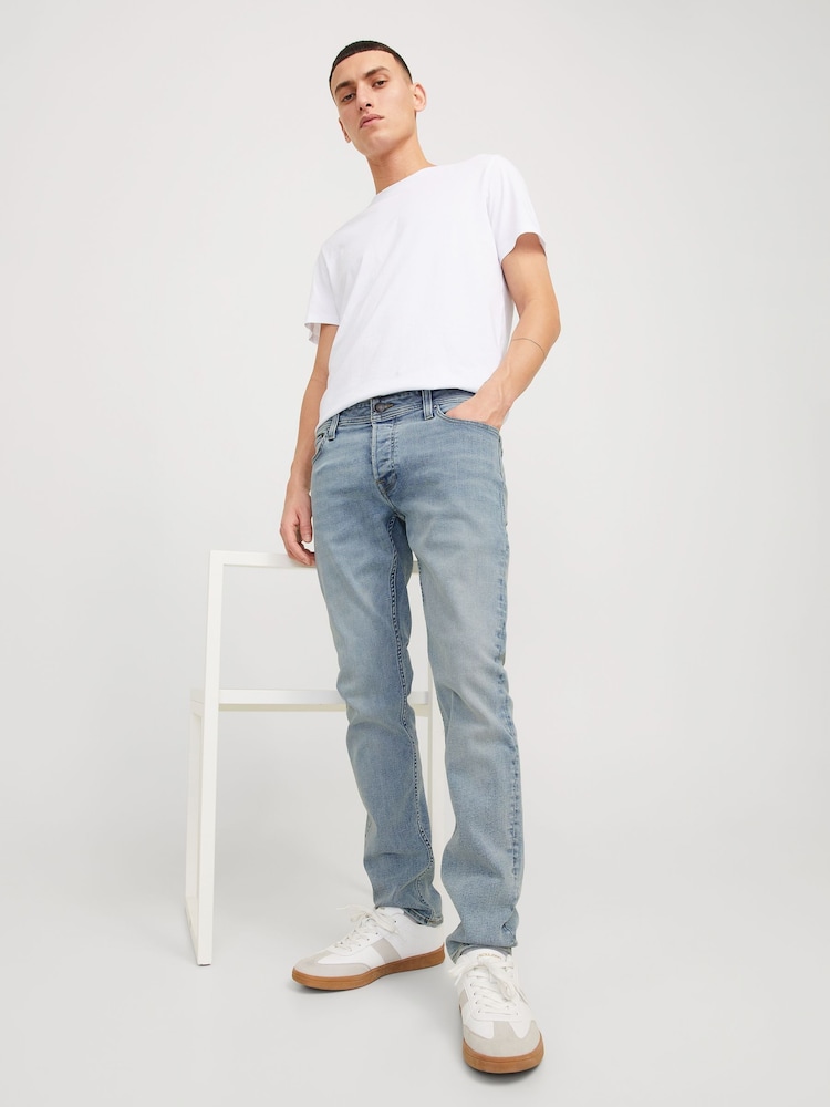 Синій - JACK & JONES Джинси Glenn Slim Fit - Image 5 of 9