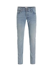 JACK & JONES Blue Glenn Slim Fit Jeans - Image 6 of 9