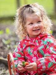 Frugi Pink Strawberry Waterproof All-in-One - Image 2 of 6