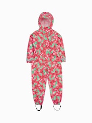 Frugi Pink Strawberry Waterproof All-in-One - Image 3 of 6