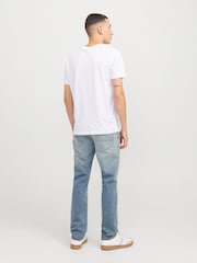 JACK & JONES Blue Mike Tapered Fit Jeans - Image 2 of 11