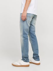 JACK & JONES Blue Mike Tapered Fit Jeans - Image 5 of 11