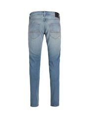 JACK & JONES Blue Mike Tapered Fit Jeans - Image 8 of 11