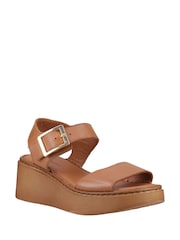 Hush Puppies Beatrix Wedge Black Sandals - Image 2 of 3