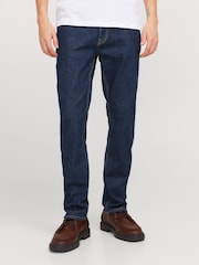 Синий - Джинсы узкого кроя Jack & Jones Glenn - Изображение 1 из 9