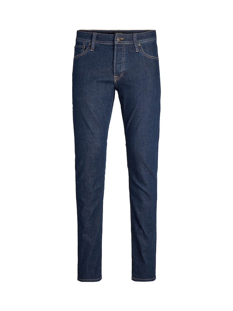 JACK & JONES Blue Glenn Slim Fit Jeans - Image 6 of 9