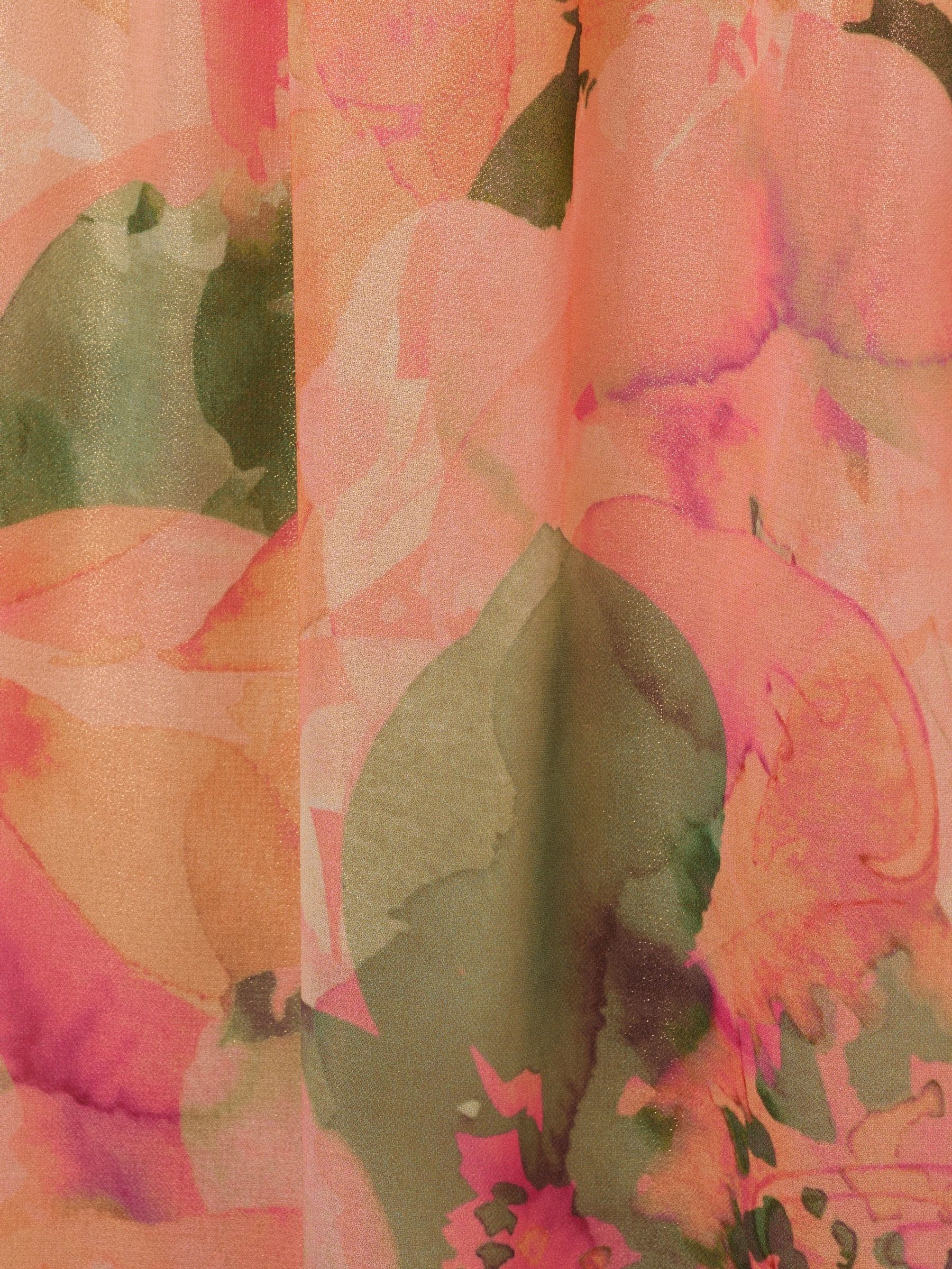 Buy Adrianna Papell Pink Printed Front Twist Gown from Next USA